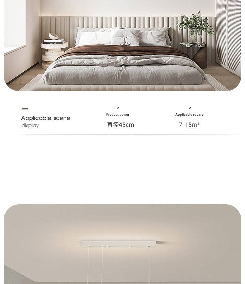 Living Room Ceiling Light Modern Minimalist2025New Year Creative Internet Celebrity Cream Style Master Bedroom Lamp Minimalist Main Lamp