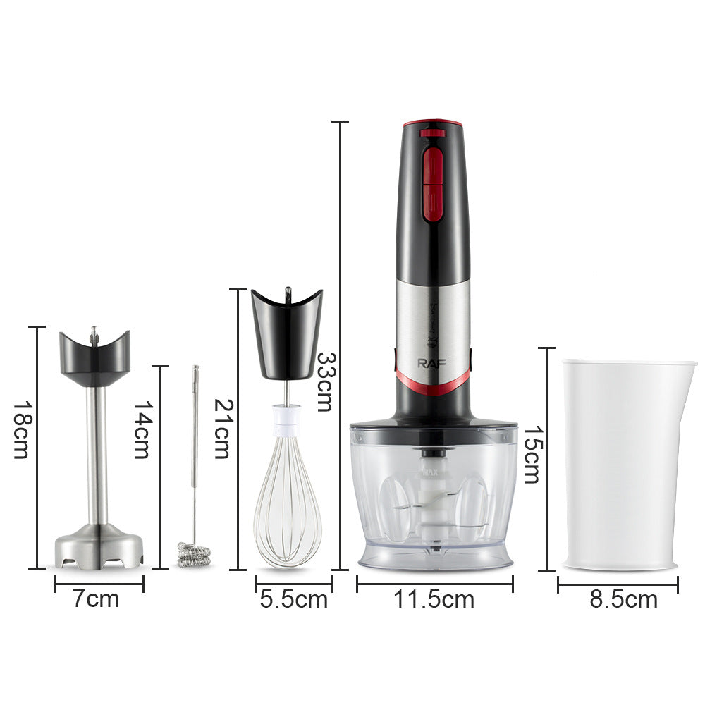 RAF EU Standard Baby Food Electric Stirring Stick Multi-Functional Kitchen Cooking Stick Juicer Meat Grinder R337