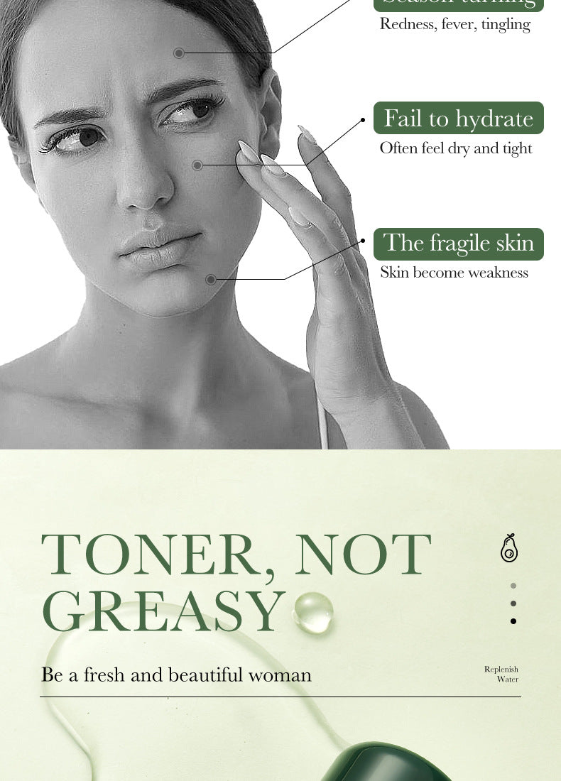 Avocado Toner130ml SADOER Hydrating Moisturizing Lotion Cross-Border Wholesale