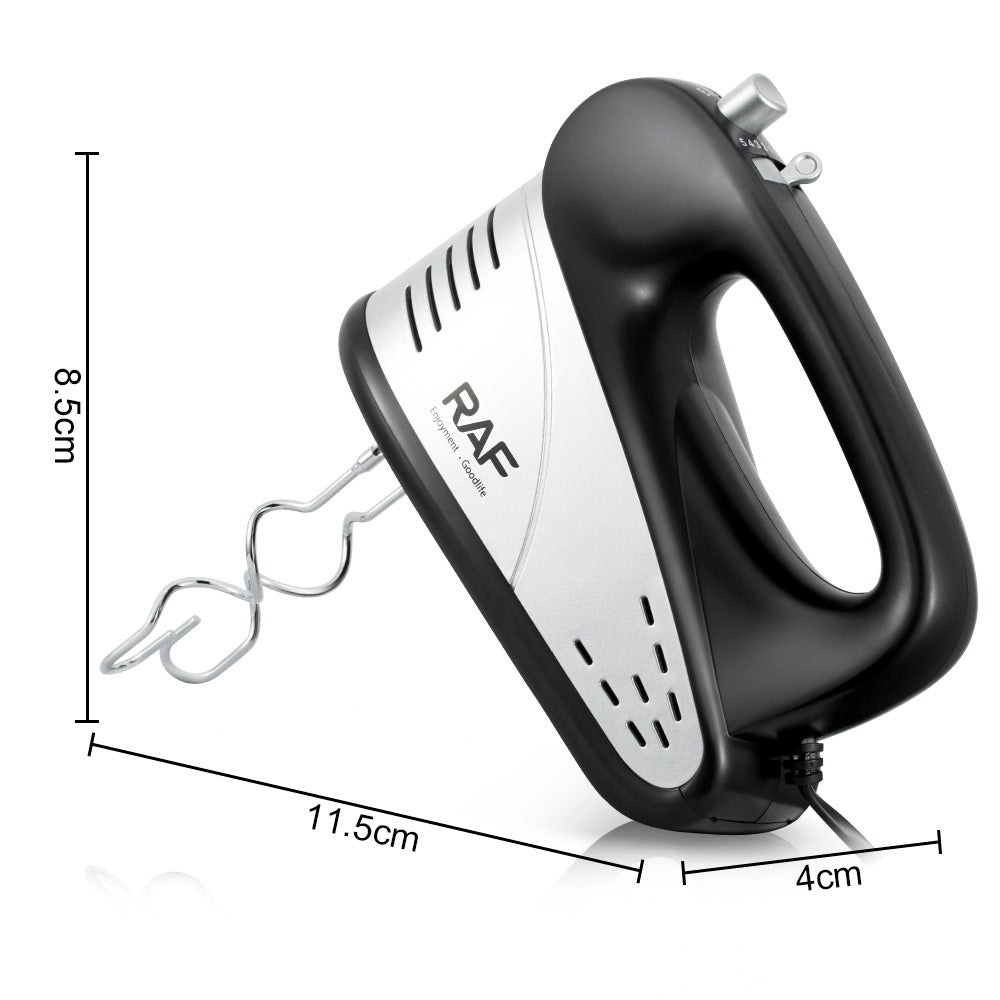 RAF European Standard5Electric Egg Beater Household Handheld High-Power Egg Mixer Dough Kneading Baking Blender R6660