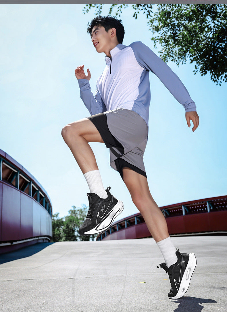 Summer New High Elastic Cushioning Youth Couple Sports Shoes Breathable Running Shoes Casual Men's Shoes