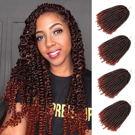 European and American Style Wig Small Spring Curl Change Hairstyle Wig spring  twist Foreign Trade Synthetic Fiber Crochet Wig