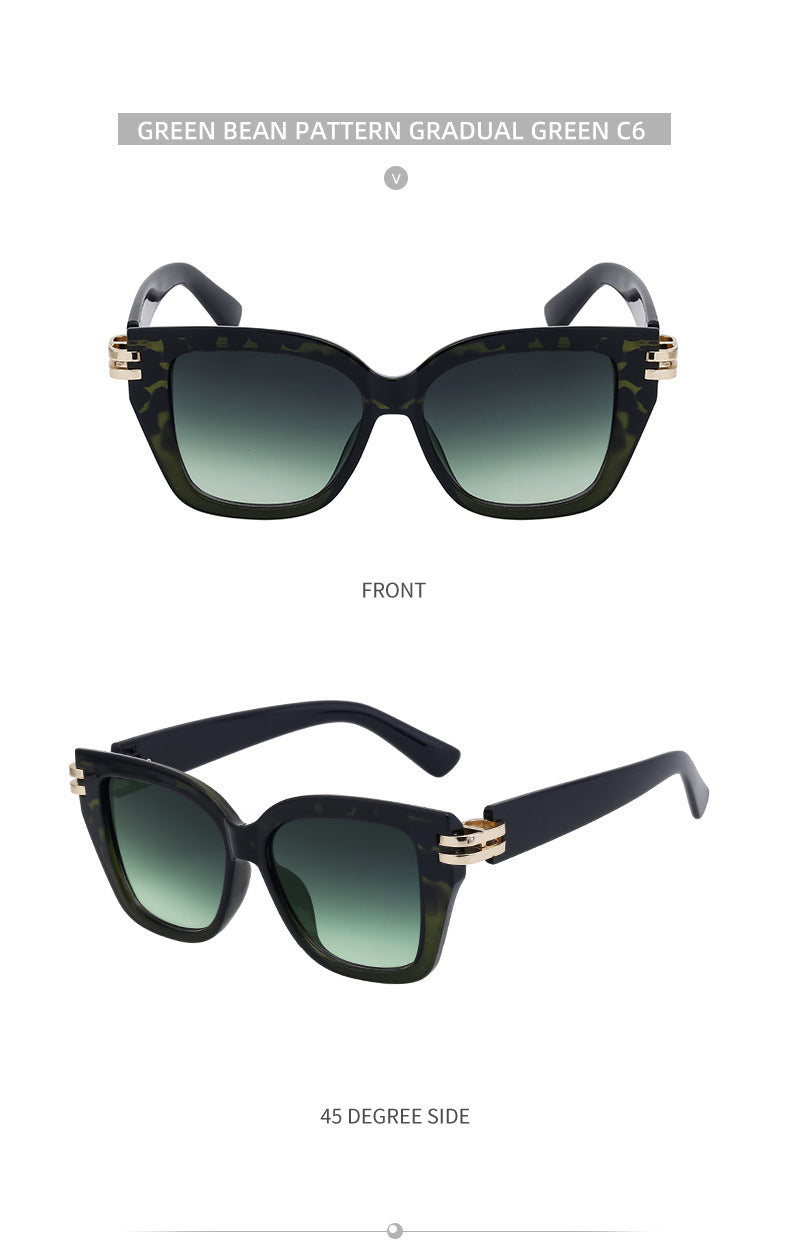 Sunglasses European and American Fashion Square Frame Sunglasses Men's Style Sunglasses Wholesale Glasses sunglasses