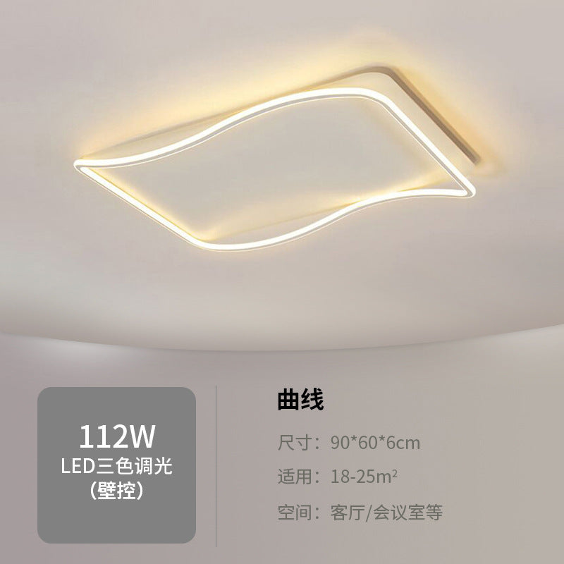 Factory Direct Sale Nordic Bedroom Ceiling Light Modern Simple Creative Geometric Master Bedroom Ceiling Lamp Zhongshan Lighting