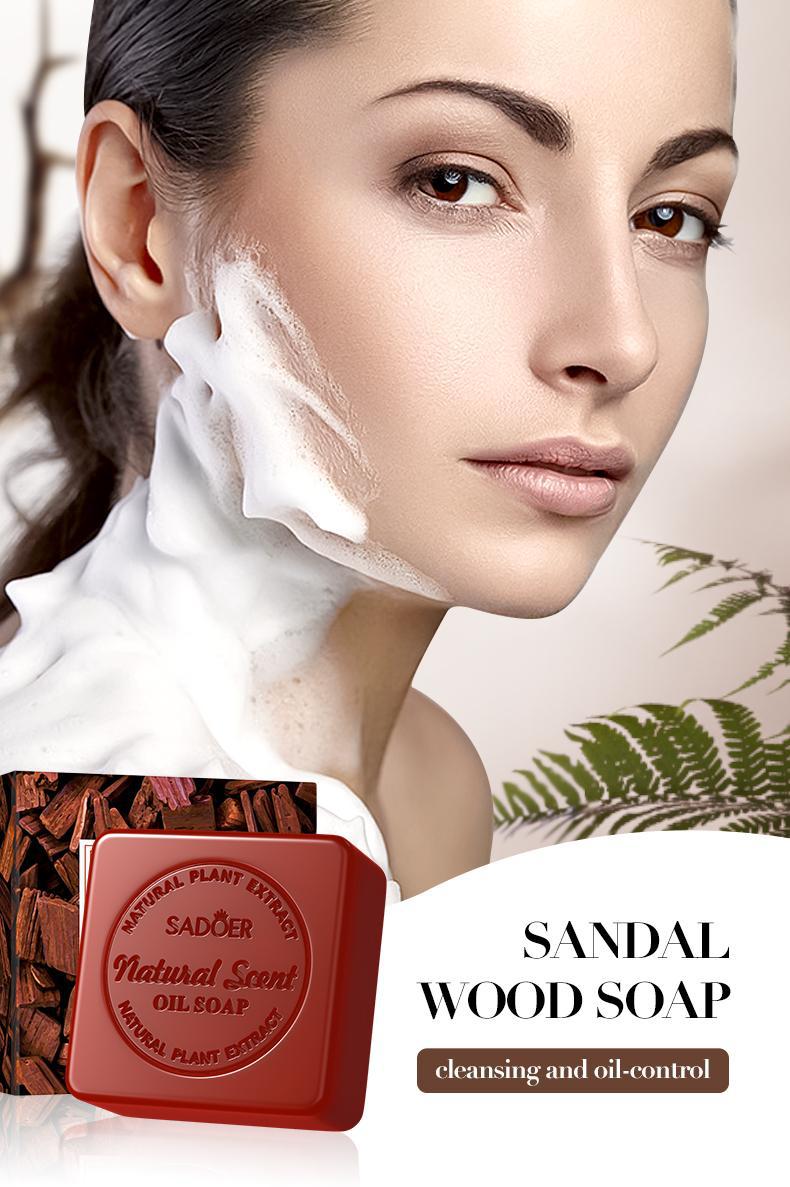 Full English Plant and Fruit Scented Soap100g SADOER Cleansing, Moisturizing Handmade Soap  Wholesale