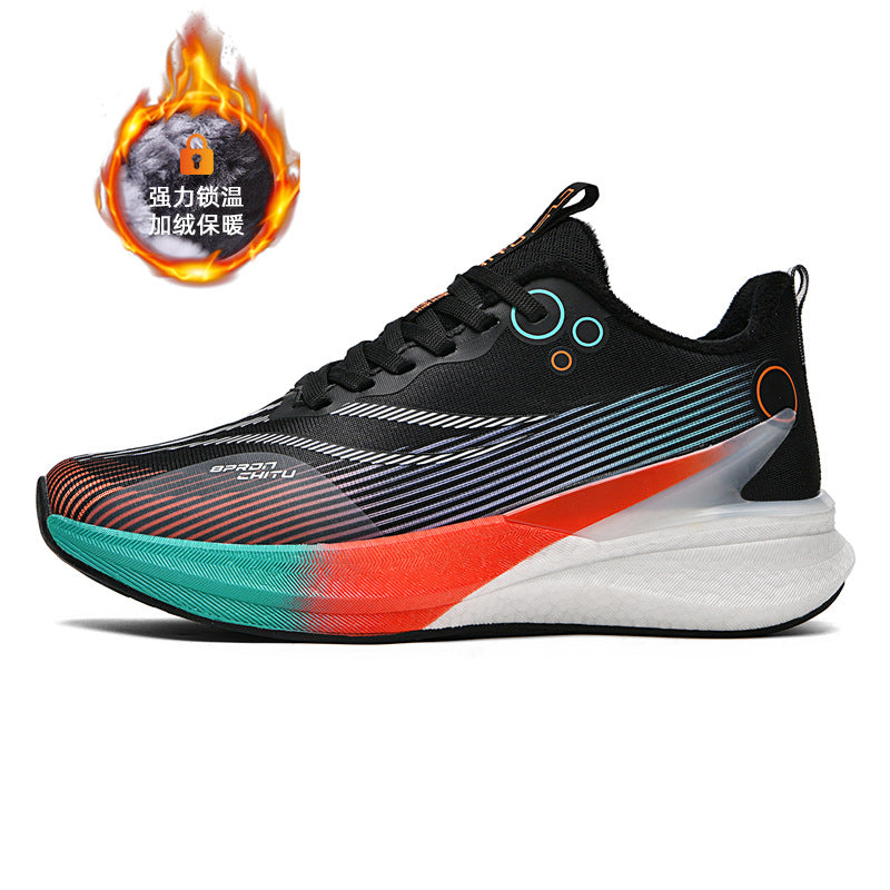 Red Rabbit8pro Running Shoes2025New style fleece-lined warm shock-absorbing sports shoes casual real carbon plate racing running shoes