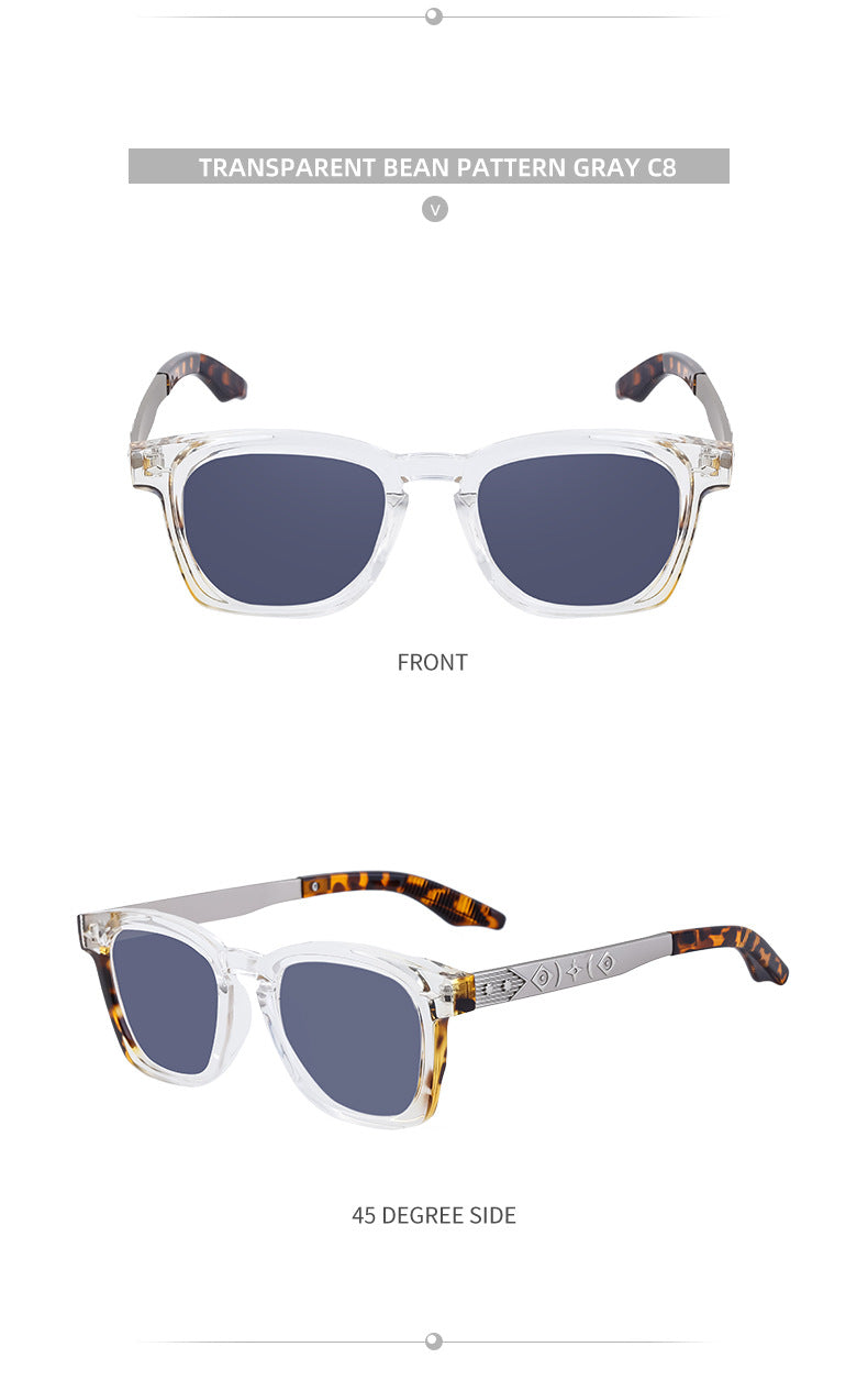 Square Frame Retro Sunglasses for Men, Sun Protection, Driving Special, High-End Outdoor Glasses Wholesale shades