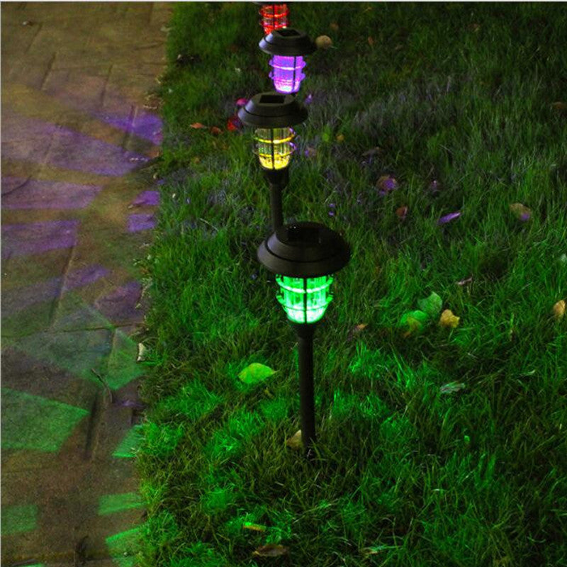 Solar Lamp LED Outdoor Lawn Light Ground Plug Villa Courtyard Light Landscape Light Waterproof Garden Light