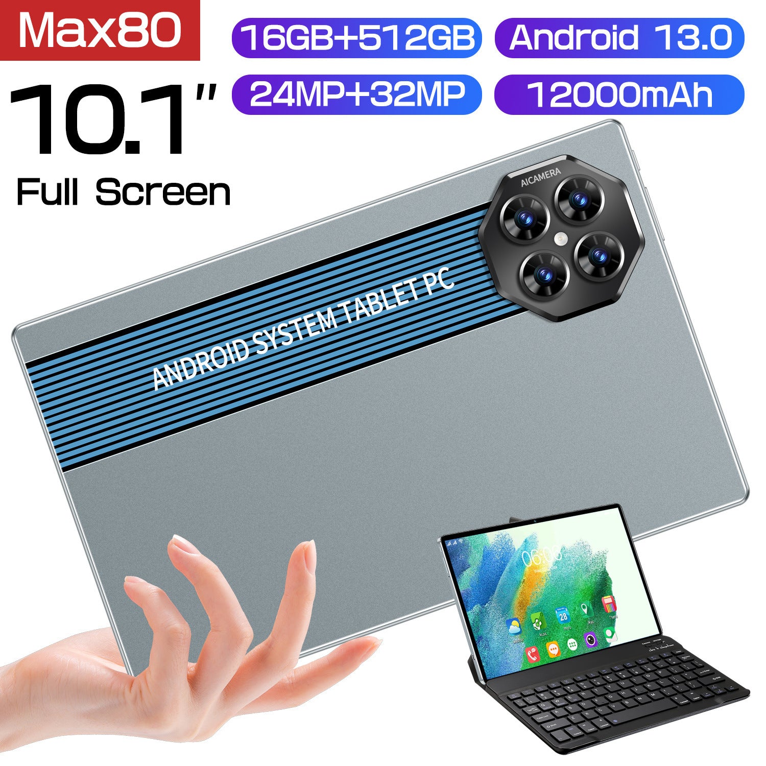 Max80New10.1inch tablet computer wholesale HD screen Android smart call WiF(Popular)