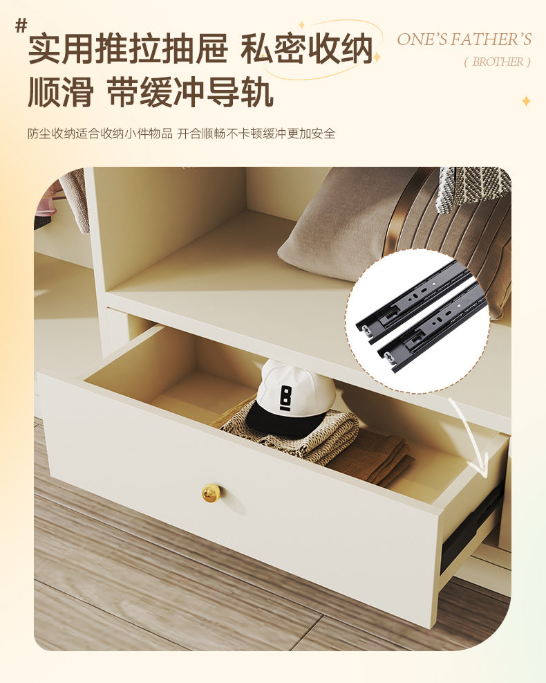 Custom Solid Wood Door-to-Ceiling Wardrobe2024Bestselling Home Bedroom E0Grade European Pine Board Storage Cabinet Furniture