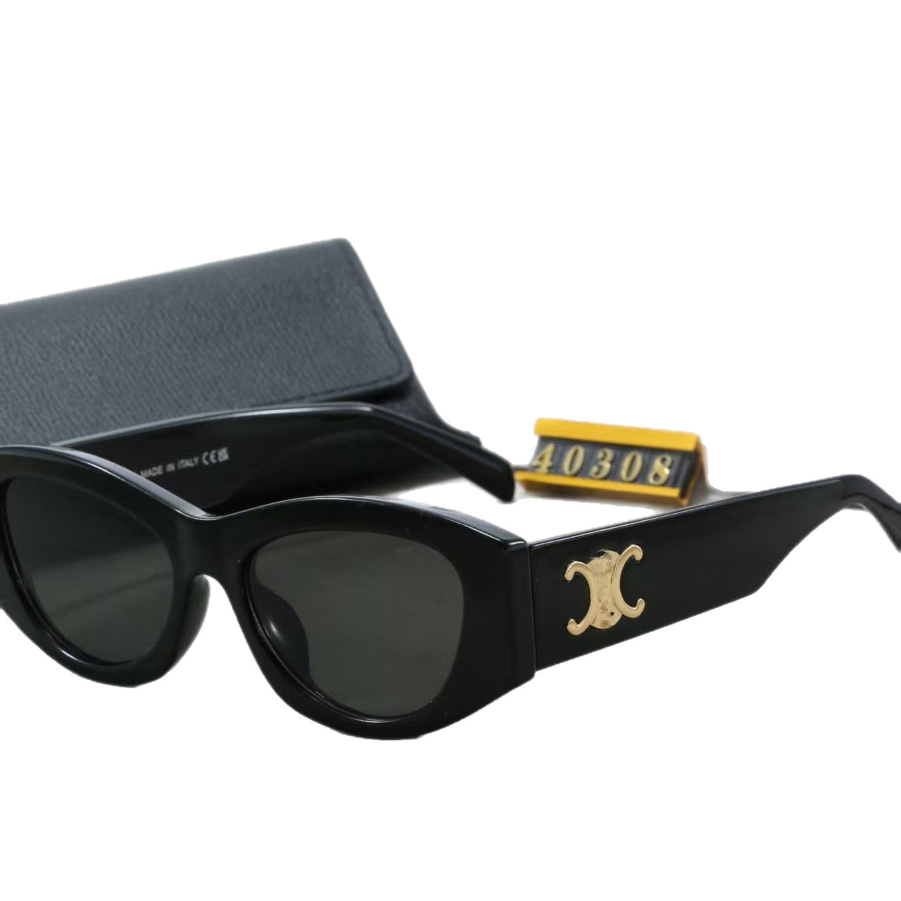 High Quality CL Arc De Triomphe40308Sunglasses Liu Shishi Same Style Cat Eye Fashion High-end Feel Women's Sunglasses UV400