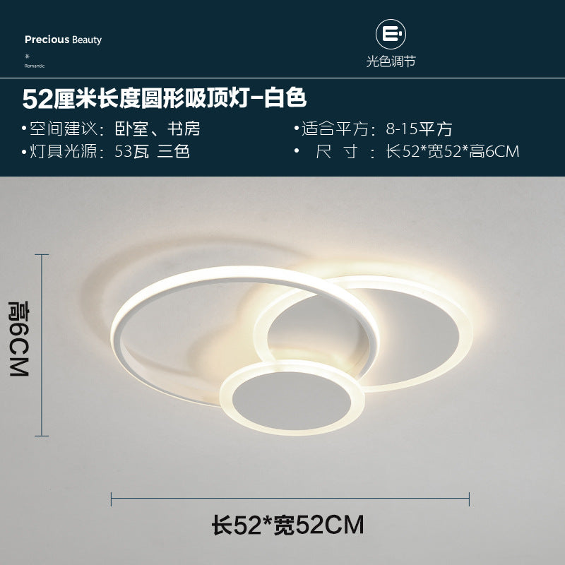 led Bedroom Ceiling Light Master Bedroom Cozy Simple Modern Children's Room Light Luxury Zhongshan Lighting Fashion Room Light