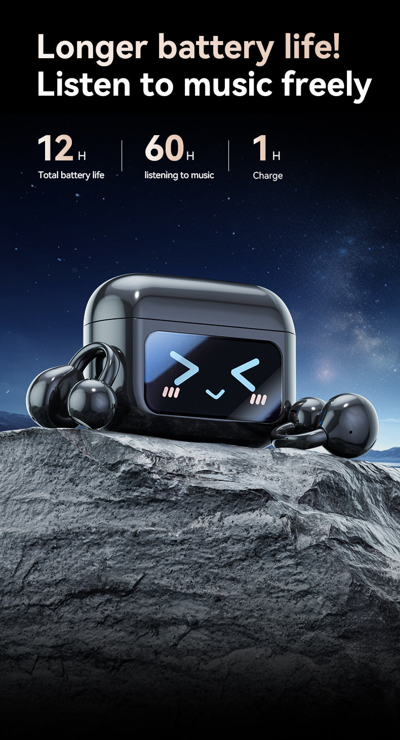 M100Hot-selling Popular Clip-on Touch Smart Color Screen High-Quality Bluetooth Earphones Wholesale from Factory Source