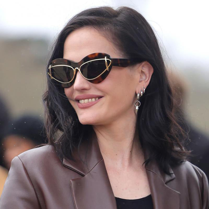 New European and American Fashion Cat Eye Sunglasses for Women Driving, Same Style as Internet Celebrities Y2K Trendy Small Frame Sunglasses sunglas