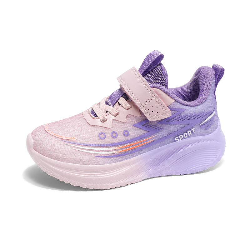 2025Spring New Children's Shoes for Big Kids Lightweight Breathable Boys' Sports Shoes Children's Casual Versatile Girls' Running Shoes