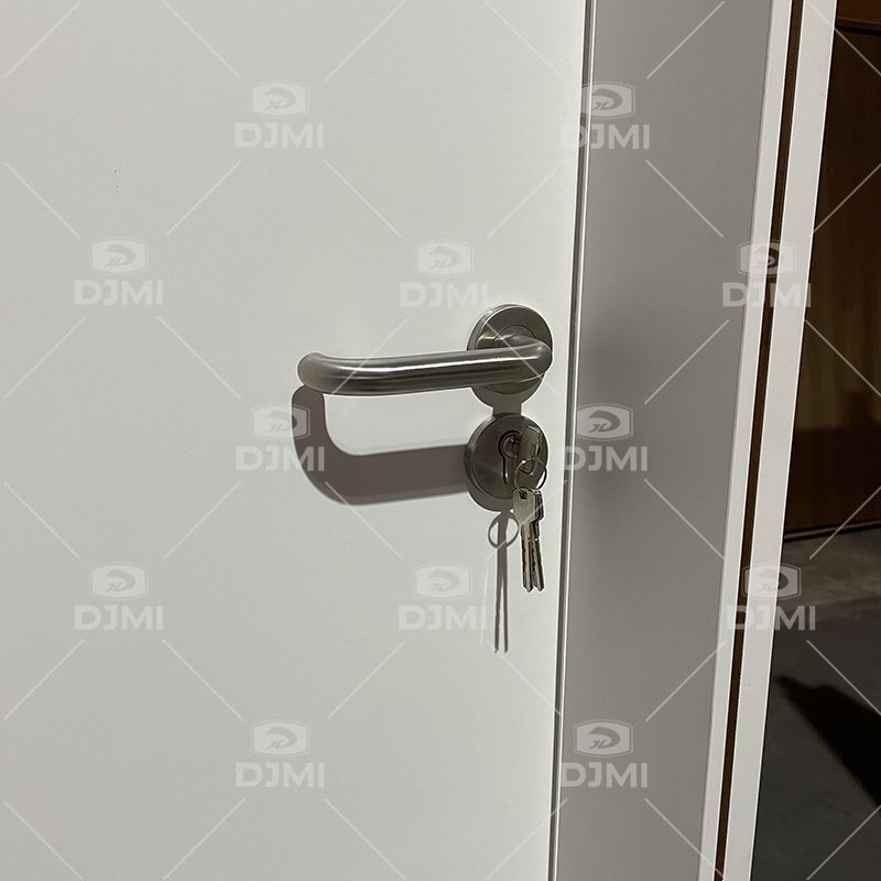 Good Quality Waterproof Wooden Door for Apartment Interior Door Frame Laminated Flush Door With Louver