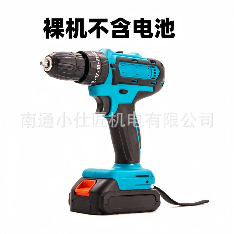 21v Cordless Drill Rechargeable Small Household Electric Screwdriver Pistol Drill Lithium Battery Tool Multi-Function Drilling Drill