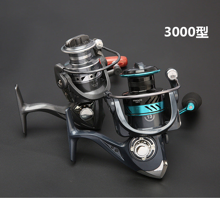 Manufacturer In-Stock Spinning Wheel Metal Fishing Reel Lure Fishing Reel Sea Rod Long Casting Fishing Line Reel Stainless Steel Sea Rod Spinning Wheel