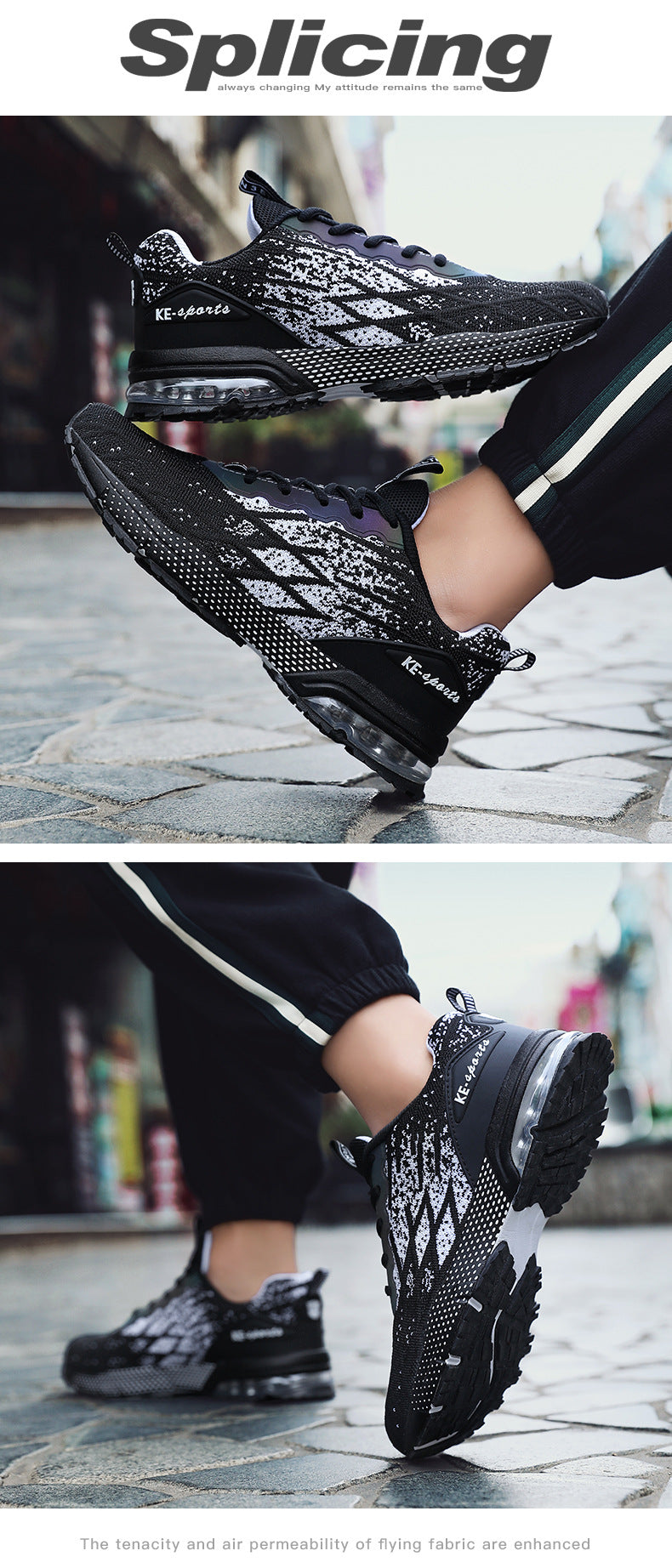 Autumn New Men's Large Size Casual Fashion Running Sneakers Youth Mesh Breathable Trendy Dad Shoes