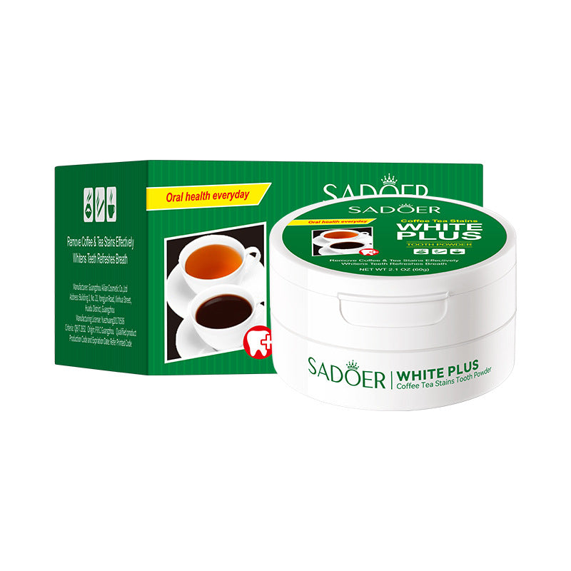 All English Tooth Powder60g SADOER Remove Tobacco Stains, Whiten Teeth, Clean Tartar, Strengthen Teeth Toothpaste  Wholesale