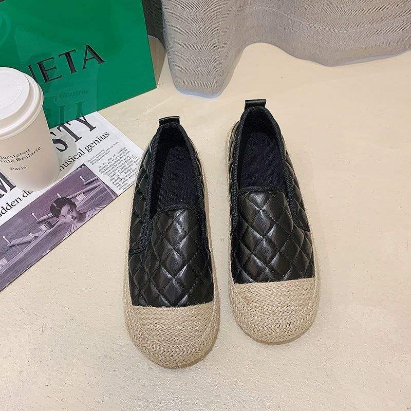 Women's Slip-On Fisherman Shoes Lazy Loafers2025Spring and Autumn New Style Flat Casual Loafers for Women