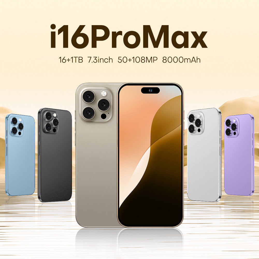 Mobile Phone TK Delivery i16ProMAX4+64Large Screen16pro New Android Phone Hot Sale List