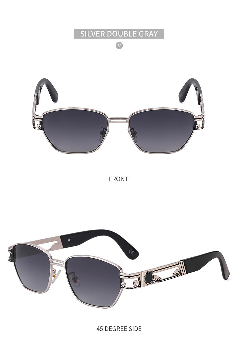 2025Steampunk Sunglasses New Men's Trendy Fashion Retro Small Square Frame Sunglasses Men sunglasses