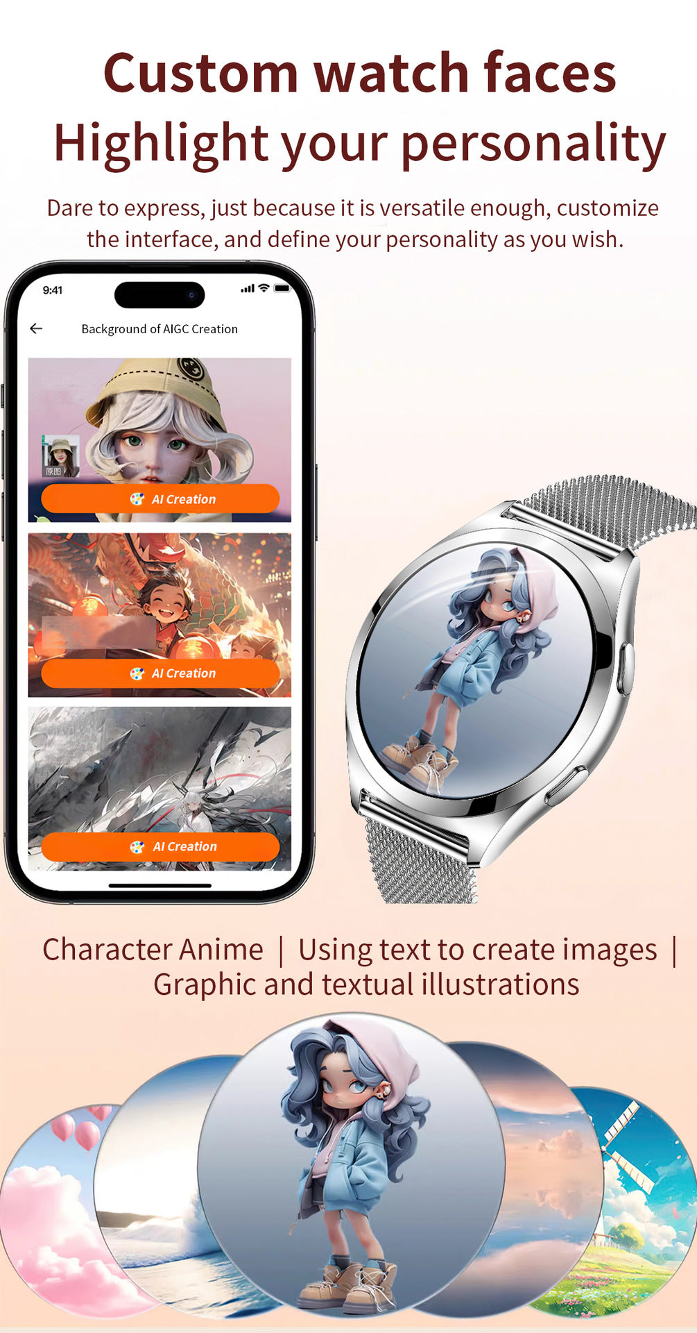 Y35Smart Watch1.27inch Bluetooth Call Heart Rate Pedometer Sleep Monitoring Deep Waterproof Sports Watch