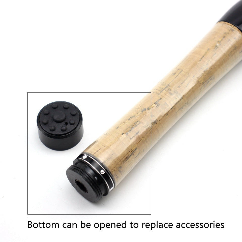 Portable Telescopic Lure Rod ul European and American Style Carbon Fiber Short Section Fishing Rod with Cork Handle