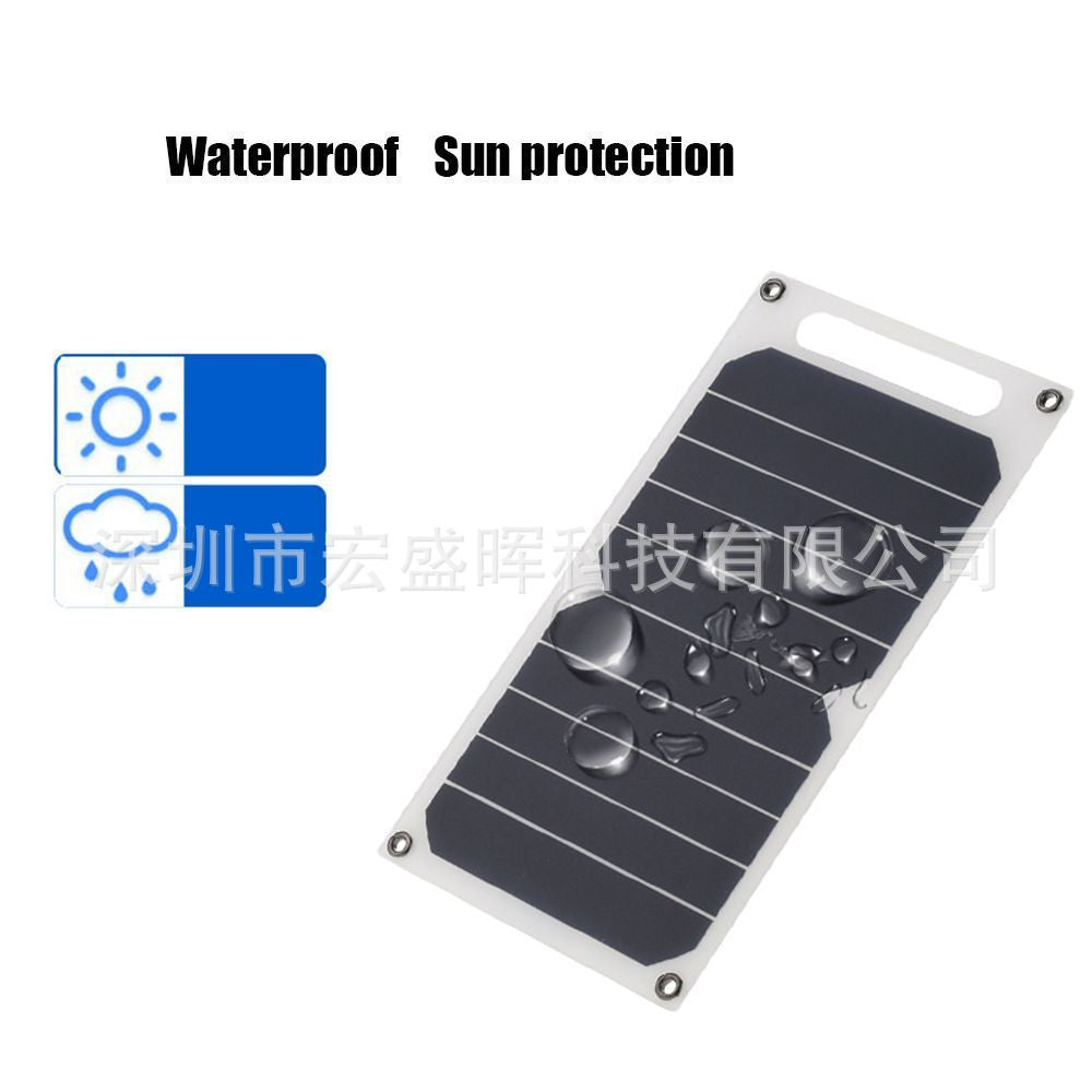 Portable6W Solar Bag Solar Mountaineering Bag Outdoor Portable Solar Charging Bag Solar Bag