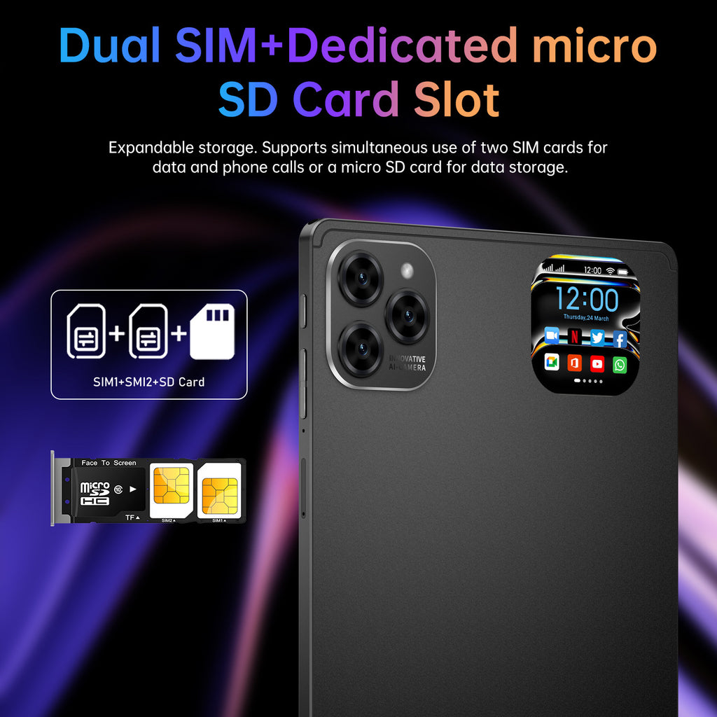 New model factory exclusive Pad 16 Pro Android Smart Tablet PC10Supports inch screen WiFi Bluetooth