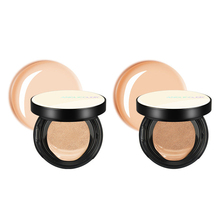 Anglicolor Air Cushion BB Cream Concealer No Makeup Cream Oil Control Long-lasting Liquid Foundation CC Frost