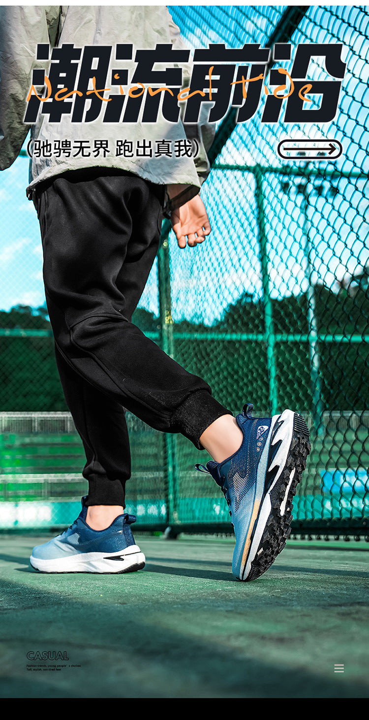 Sports Shoes Men2025New Breathable Anti-Slip Shock Absorption Sports Shoes Soft Sole Casual Lightweight Versatile Professional Fitness Shoes