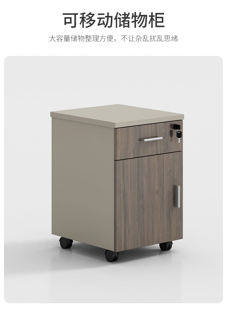 Financial Office Desk Employee Position Staff Office Desk and Chair Set Simple Modern Three-Person Company Computer Desk