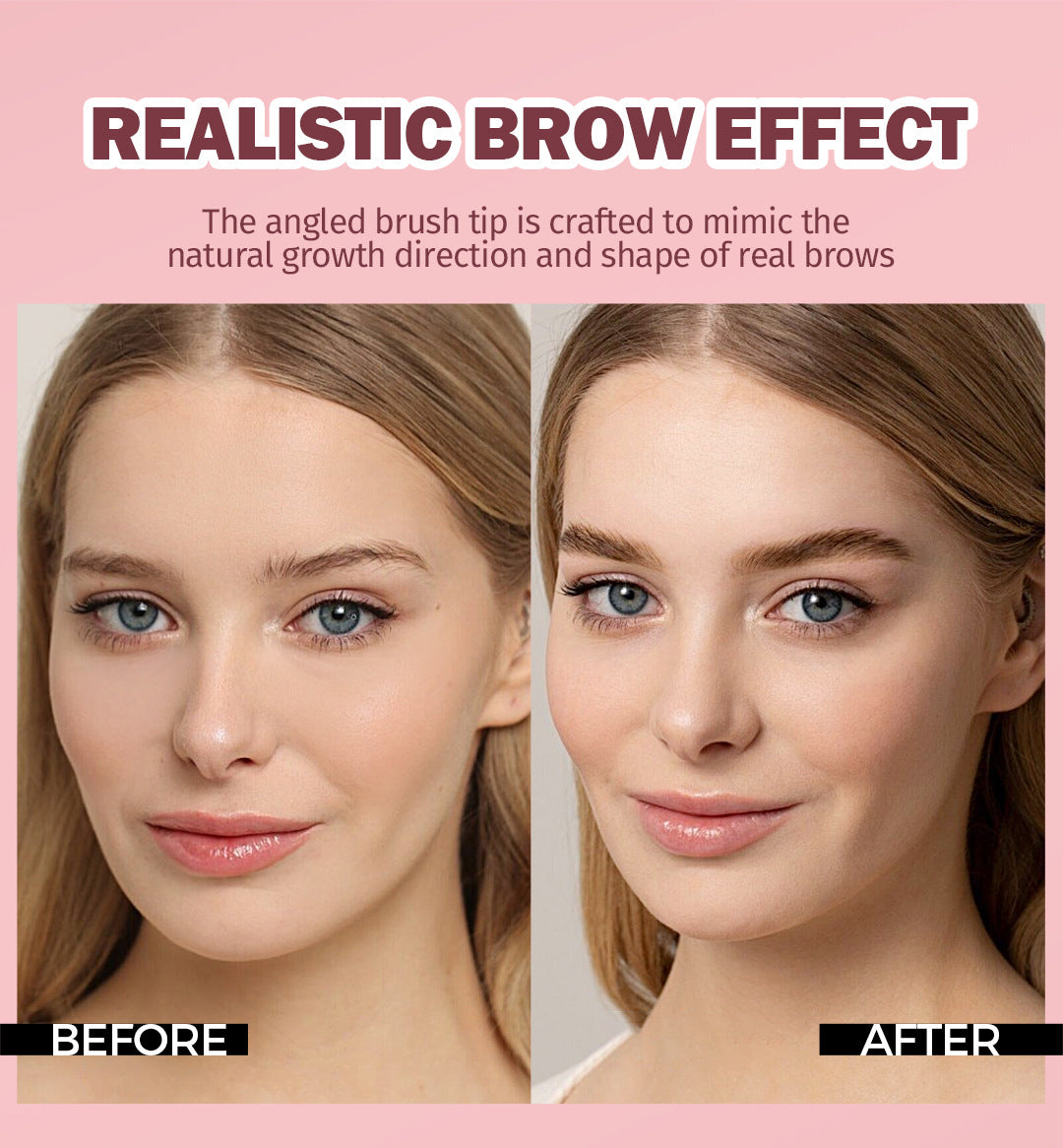 Hot-Selling Eyebrow Dye Cream Waterproof Smudge-Proof Large Brush Eyebrow Cream Long-Lasting Color No Smudging Natural Eyebrows