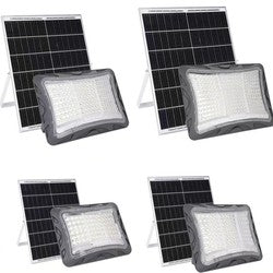 Bright Solar Floodlight Waterproof Detachable Smart Outdoor Light for Factory Yard Indoor and Outdoor Lighting