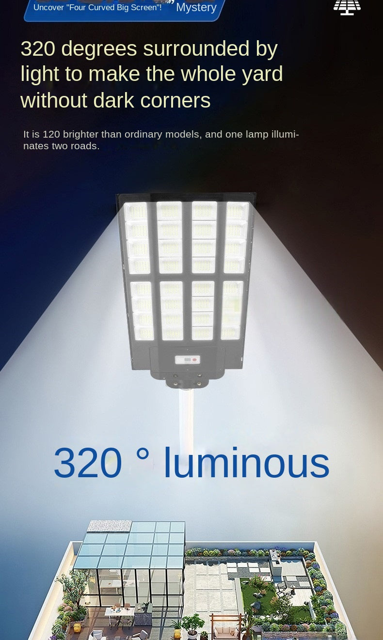 Integrated Solar Street Light IP65 Waterproof Smart Solar Lamp 1000W2000W3000WLED Street Light