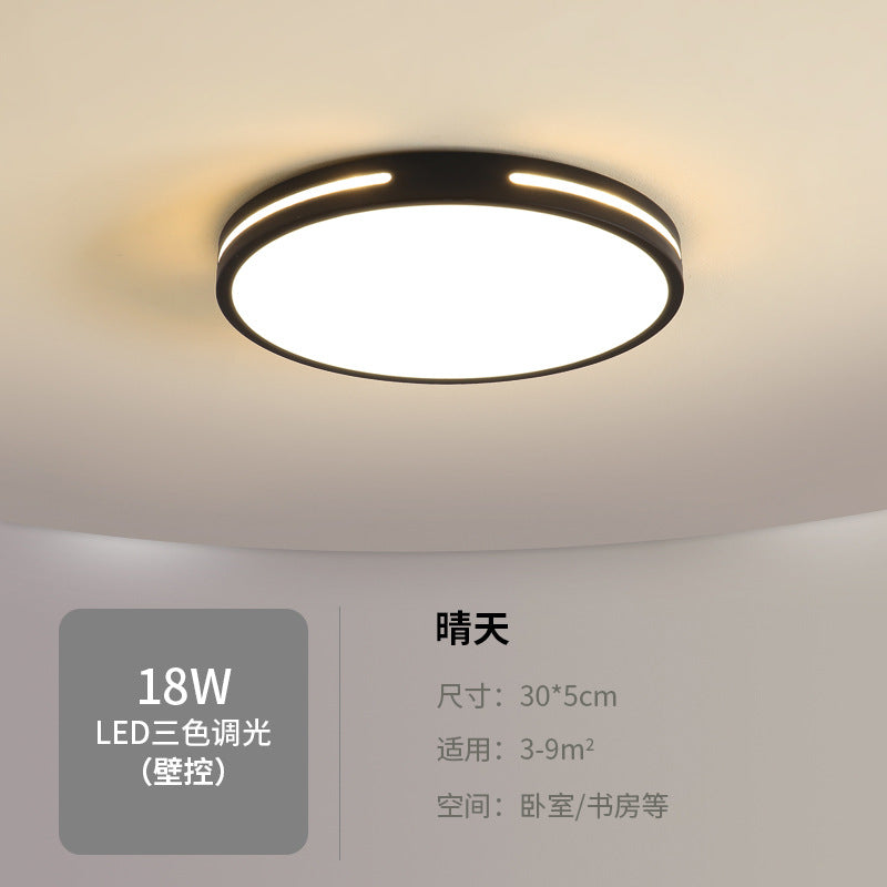 Master bedroom lamp ceiling lamp round room lamp simple modern home use led Nordic Style Study Lamp Cozy and Romantic
