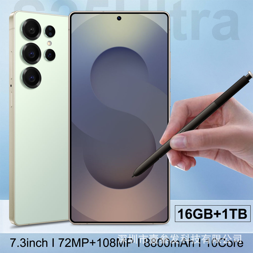 S25 Ultra Smartphone  4+64 High-end7.3Inch Large Screen Android12Source Factory