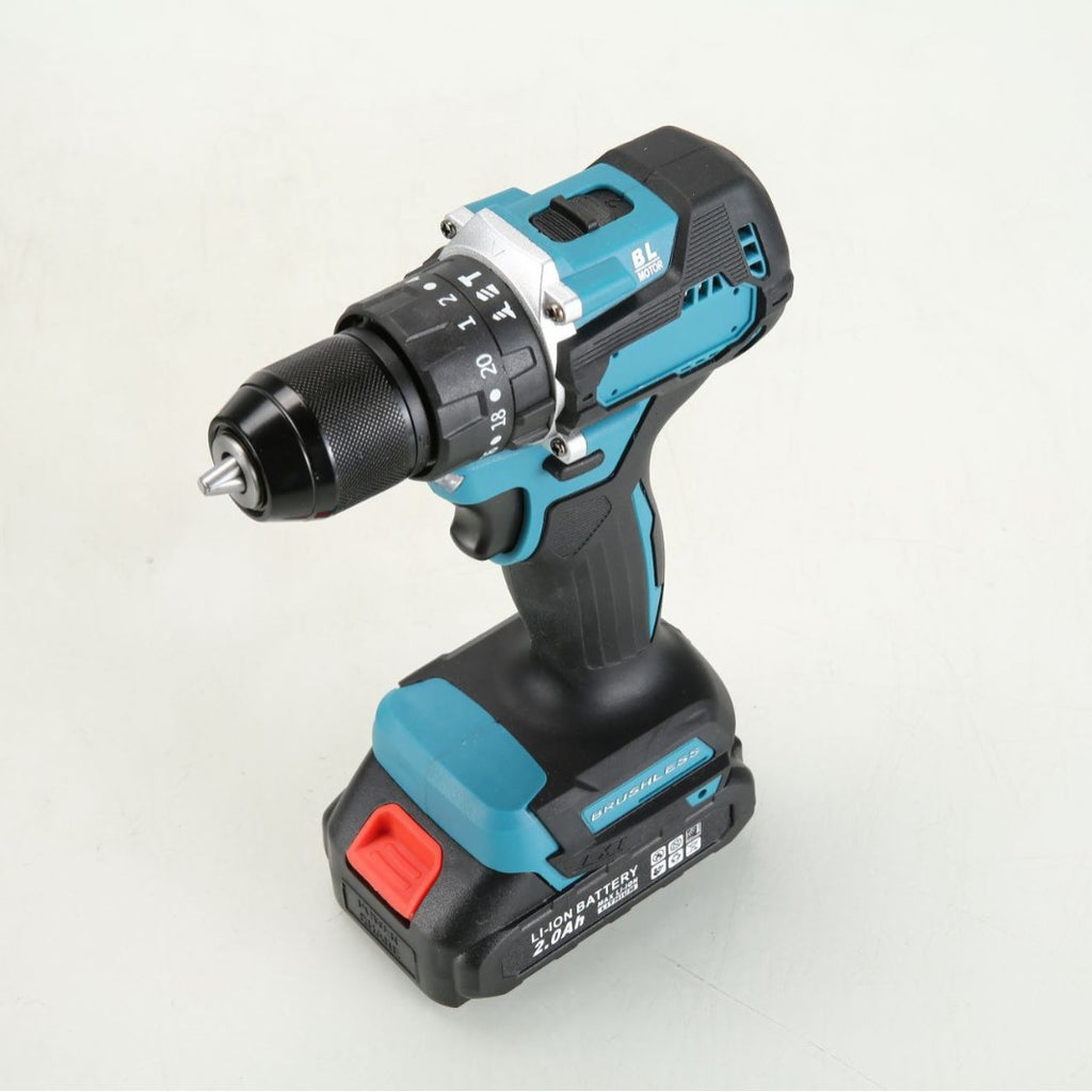 Manufacturer In-Stock Multi-Function Set Electric Drill Box Dual-Speed Impact Lithium Electric Drill Household Electric Screwdriver