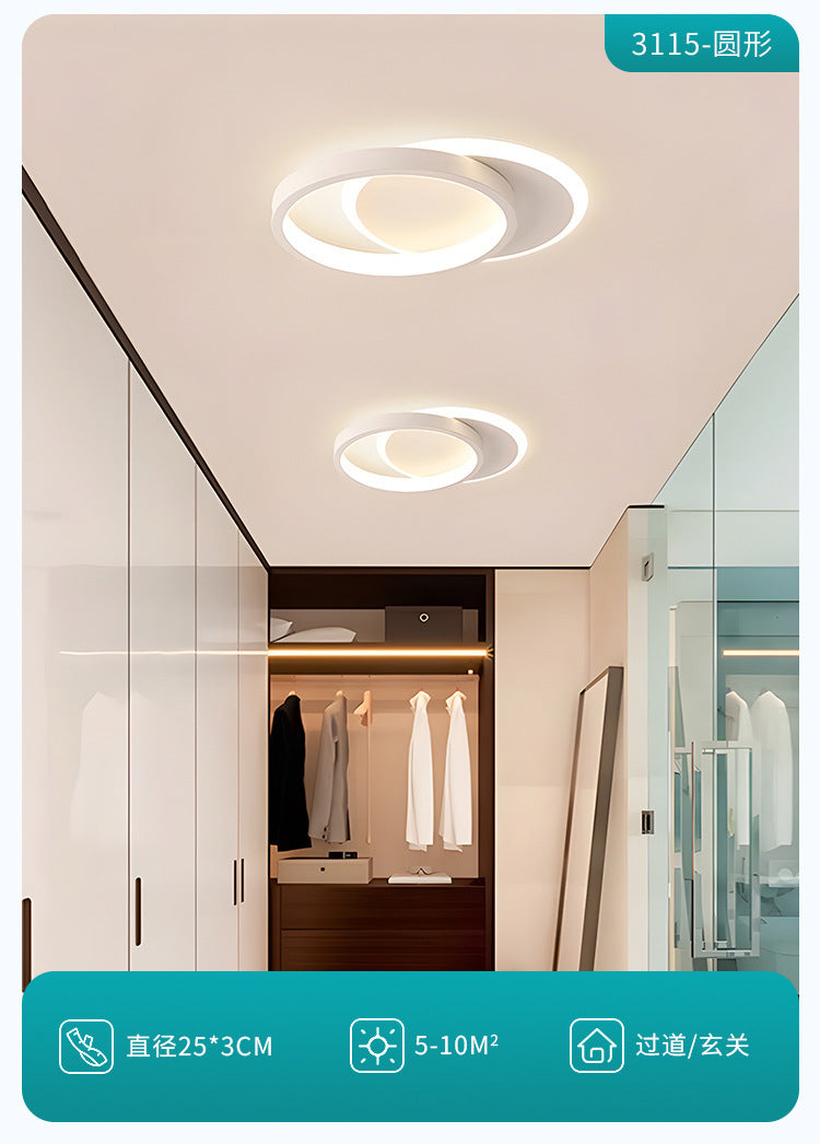 Aisle Light Corridor Light Entrance Light Nordic Style Entrance Hall Stair Light Cloakroom Simple Modern Ceiling Balcony Light
