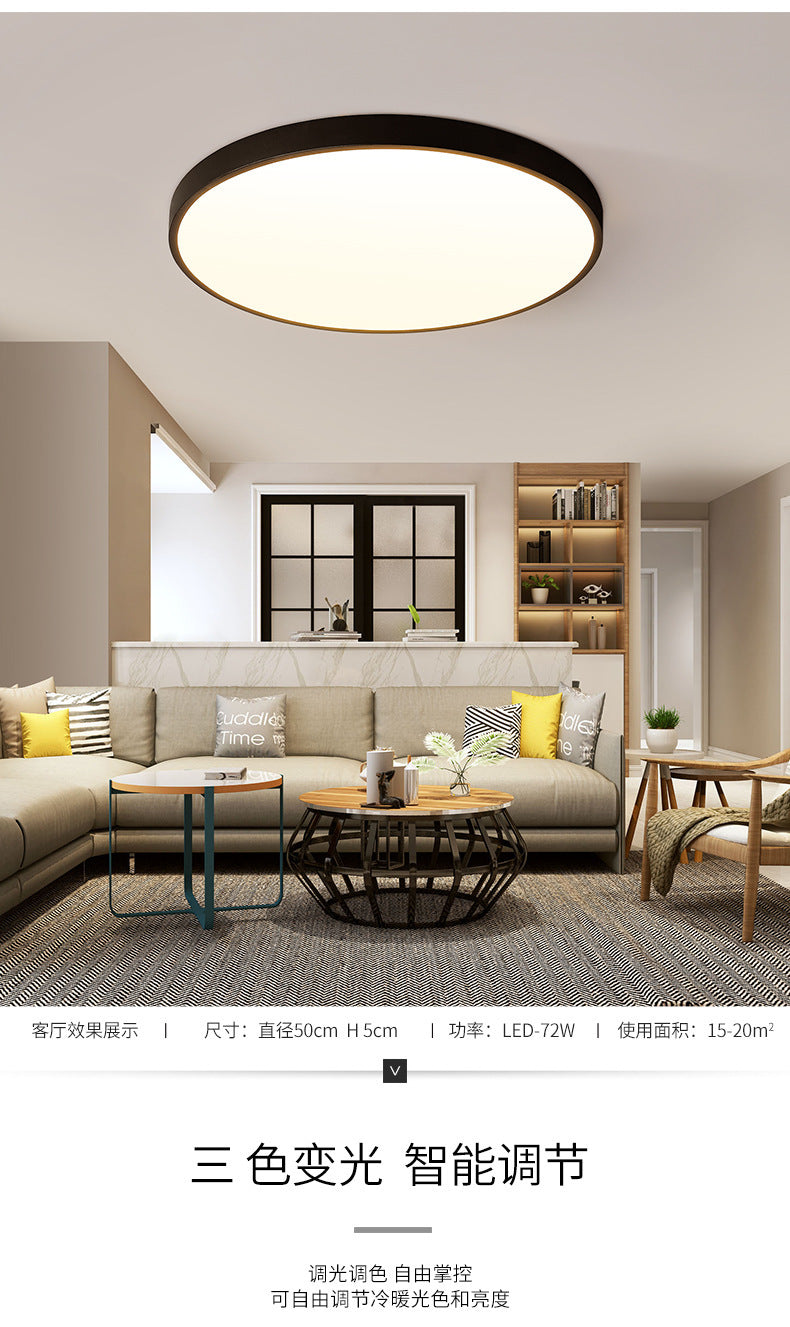 Modern simple personality square living room lamp Nordic Creative Home Use led Bedroom Ceiling Light Zhongshan Lighting Fixtures