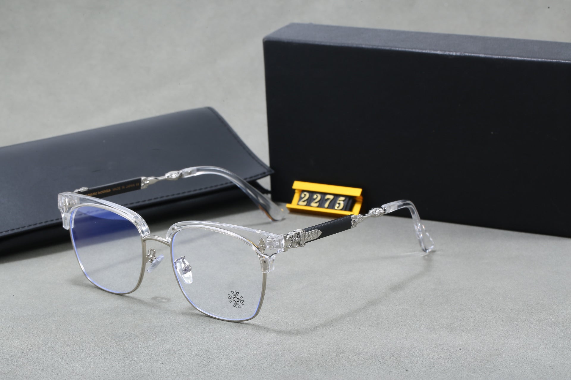 Kro Home Jay Chou Same Style Myopia Eyebrow Glasses Frame High-end Men's Fashion Trend Retro Glasses Frame2275