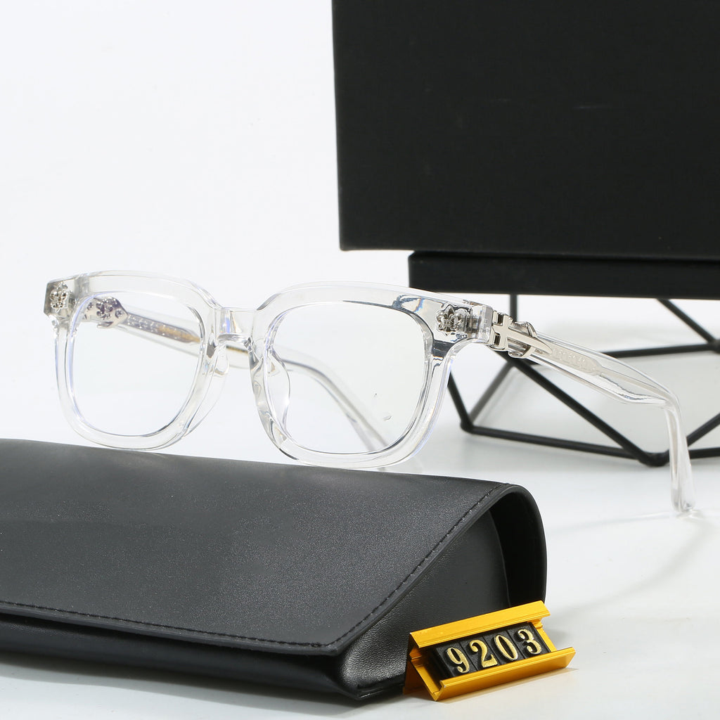 2025New Style Cro Glasses European and American Fashion Eyeglass Frames Street Style Natural Look Glasses Frames Non-Prescription Glasses9203