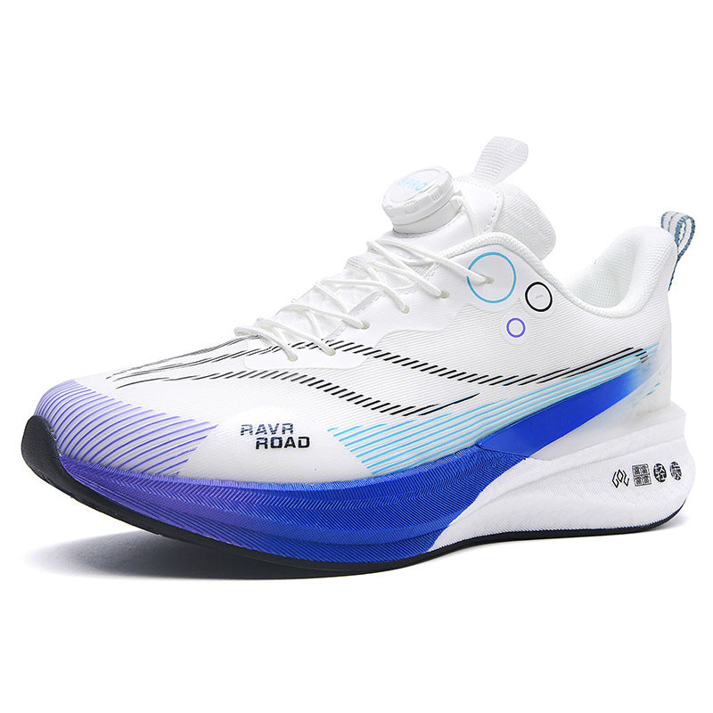 Red Rabbit8PRO Full-length Carbon Plate Men's and Women's Youth Racing Breathable Mesh Running Shoes Rotating Buckle Shock-absorbing Sports Shoes