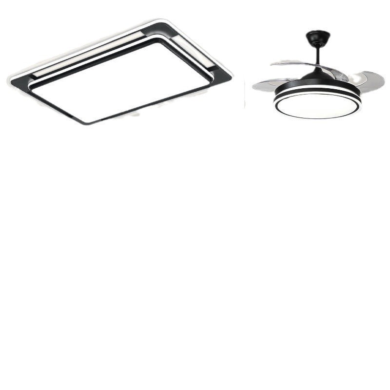 Living Room Main Light Fixture Minimalist Bedroom Light Square Living Room Large Light Door Installation Internet Celebrity Chandelier Whole House Package