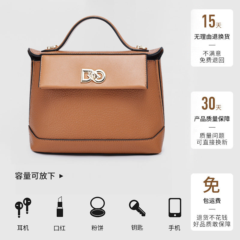 European and American Retro Dumpling Handbag Large Capacity Fashion Women's Bag Light Luxury High-end Kelly Bag Versatile Shoulder Bag for Women