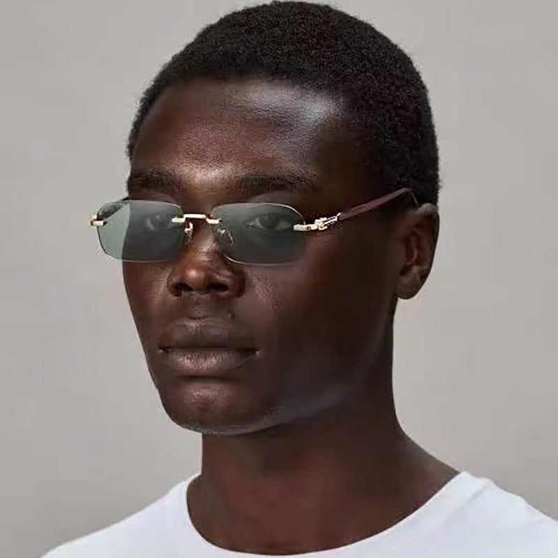 European and American new style square frame sunglasses for women INS Windproof Sunglasses for Men Driving Glasses sunglasses