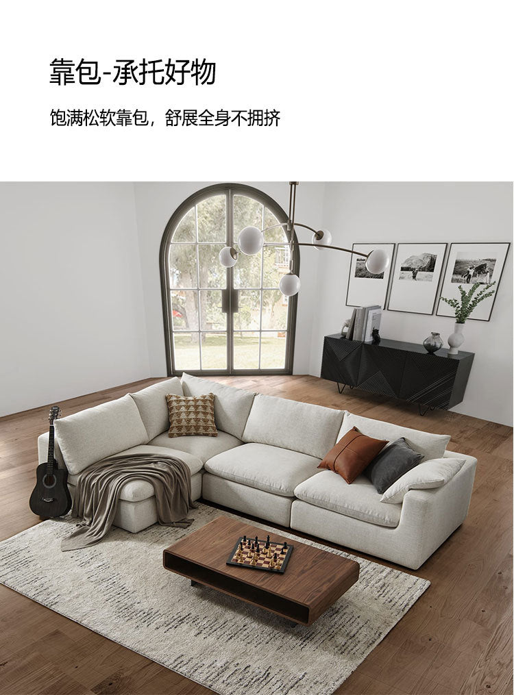 CompressionSofa Vacuum Compression Roll Pack Fabric Sofa Corduroy Living Room Sofa Cloudsofa