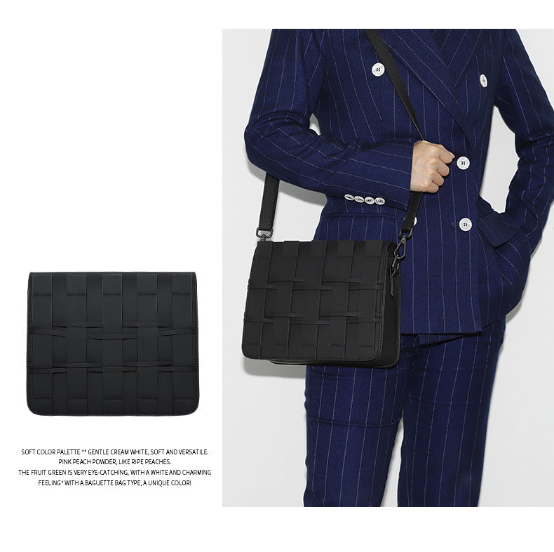 Spring and Autumn New Trendy Fashion Korean Style Small Square Bag Personality Stylish Simple Shoulder Bag Niche Design Crossbody Women's Bag